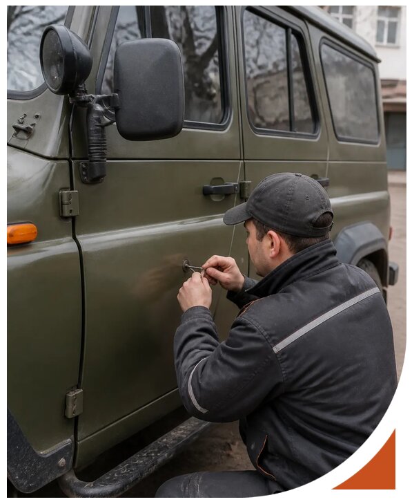 Профессиональное вскрытие автомобиля УАЗ без повреждений в Светлограде